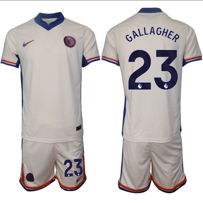 Men 2024-2025 Club Chelsea away Cream #23 Soccer Jersey